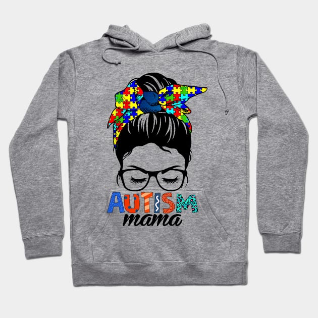 Autism Mama Gift For Women Hoodie by Biden's Shop